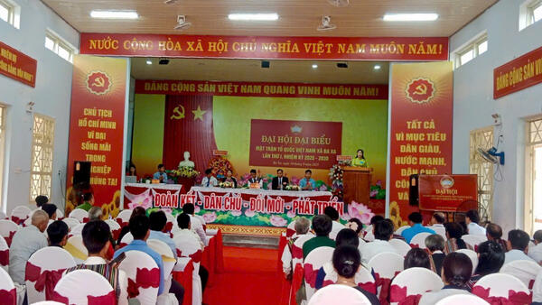 ĐẠI HỘI MẶT TRẬN TỔ QUỐC VIỆT NAM XÃ BA XA LẦN THỨ NHẤT, NHIỆM KỲ 2025 - 2030 THÀNH CÔNG TỐT ĐẸP