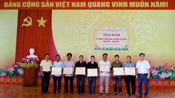 XÃ BA XA TỔ CHỨC THÀNH CÔNG BUỔI TỌA ĐÀM KỶ NIỆM 25 NĂM NGÀY GIA ĐÌNH VIỆT NAM (28/6/2001 - 28/6/2026)